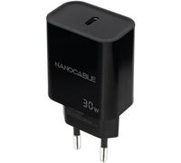 Nanocable - Cargador USB-C PD 30W, Negro