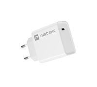 CARGADOR NATEC RIBERA 20W 1XUSB-C PD3.0 QC3.0 BLANCO