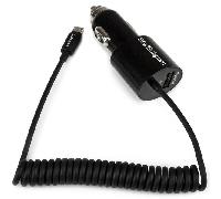 StarTech Cargador USB para coche USBUB2PCARB – 2 puertos (Micro‑USB + USB) – Negro