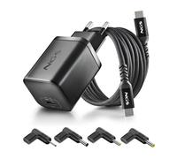 Cargador gan de portátil ngs bud65w-ac para acer/ 1xusb tipo-c/ 65w/ automático/ 4 conectores/ voltaje 5-20v