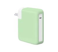 Cargador Note 4 Adecuado para MacBook Cargador Funda Protectora Laptop Adaptador de Corriente Funda de Silicona 140W Cargador Smartphone Universal (Green, One Size)