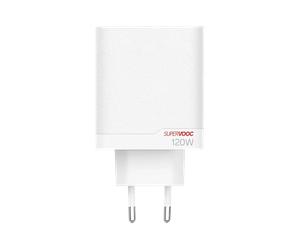 Cargador OnePlus SuperVOOC de 120 W. Adaptador de carga ultrarrápida para los modelos OnePlus 15, 15R, 13, 13R, 12, 11, 9, 8, la serie Nord, 5, CE5, 4 y 3