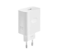 Cargador - Original OPPO SUPERVOOC Adaptador de alimentación EU Cargador 45W | 80W, Carga rapida, Cargador portatil para movil, sin cable de carga