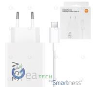 Cargador Original XIAOMI Combo Set + Cable De USB-A A Type-C 1M 33W | Blanco