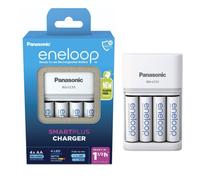 Cargador Panasonic Eneloop Smartplus BQ-CC55 Recargable + 4 Pilas AA NiMh