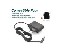 Cargador para aspiradoras Dyson V6 V7 V8 SV03 SV04 SV05 SV06 SV07 Absolute/Motorhead/Pet con bolsa de almacenamiento.