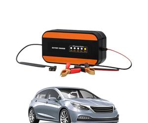 Cargador para batería de coche - Cargador de mantenimiento de 12 V para vehículos - Herramienta de carga y reparación por pulso | para coche, Quad Camión Segadora de motocicleta, Vehículos Camping-Car