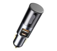 Cargador para Coche, Encendedor USB de 120 W con Carga rápida 3.0 y PD, Compatible teléfonos Samsung Xiaomi