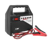 Cargador para Coche Moto Profesional 6V 12V 6A Cargador Batería Portable