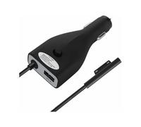 Cargador para coche Surface Pro, fuente de alimentación de alta on función de carga rápida para dispositivos Microsoft Surface.