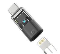 Cargador para iPad 10eme Pro Generation Adaptador USB C a Lightning para Apple Pencil Cable Hembra Conector Carga Accesorio Punta iPencil 1ª Generación Lápiz Lápiz Enchufe Reemplazo Cable Consejos