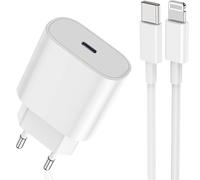 Cargador para iPhone 14, 13, 11, 12, 20W, cargador rápido original Apple PD, cargador USB C Lightning, cable de 2M para Apple iPhone 14 Pro Max, 13 Pro, 11 Mini, 12 Plus, 8, XS XR SE iPad