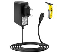 Cargador para Karcher Limpiacristales 5.5V Adaptador de Alimentación con Cable 1.5m Cargador de Limpia Cristales para Karcher Compatible con WV1 WV2 WV50 WV55 WV60 WV75 WV70 WV Classic Plus
