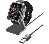 Cargador para Knauermann Pro 3 Fan Edition (2025), Cable USB, Cargador Rápido, Base de Carga Compatible con Knauermann Pro 3 Fan Edition, Cuadrada/Redonda (2025) (Negro)