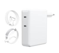 Cargador para Mac Book Pro de 280W, 2 Puertos de 140W+140W, Cable de Carga USB C, Compatible con Mac Book Pro/Air 2016-2025 M1 M2 M3 M4 Series con Cable de Carga Tipo C de 2m y Cable magnético3