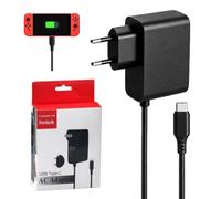 Cargador para N-intendo S-Witch,5V 2.4A 12W,Adaptador USB C con Cable