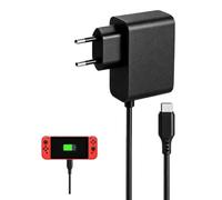 Cargador para N-intendo S-Witch,5V 2.4A 12W,Adaptador USB C con Cable | Compatible con S-witch/S-witch Lite/OLED y Móvil, Adaptador de Corriente USB Tipo C con Cable