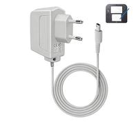 Cargador para Nintendo DS Lite, Fuente de Alimentación de Repuesto Compatible con NDS Lite, Adaptador de Corriente AC 100-240V 5.2V 450mA, Europlug Cargador Portátil, 1.2M Gris