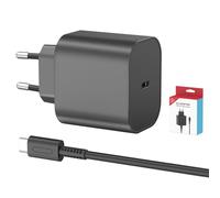 Cargador para Nintendo Switch 2, Adaptador AC 60W Carga Rápida con Cable USB C de 1.5M/5FT, Compatible con Nintendo Switch/OLED/Lite/Dock/Pro Controller/Deck - Soporta Modo TV 4K