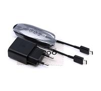 Cargador para Original Flash Rápido Samsung 2A + Cable de Carga USB Tipo C 1,5m para Samsung Galaxy S20 (G980F), Galaxy S20 Plus (G985F), Galaxy S20 Ultra (G988B) con mungoo Pantalla paño de Limpieza