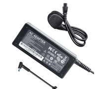 Cargador para Portátil 45W 19.5V 2.31A Compatible con HP Pavilion x360 11/13/14/15/17 Envy Spectre x360/x2 Ultrabook Stream Chromebook EliteBook 4.5×3.0mm Conector Azul Sustituto 741727-001 TPN-C125