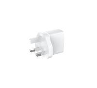 Cargador para portátil con doble puerto USB-A, 12 W, 2,4 A, enchufe británico y de Dubái, color blanco Jaym