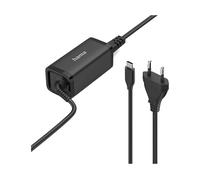Cargador para portátil Hama 00200022 45W USB-C Universal PD Negro