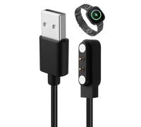 Cargador para Reloj Inteligente, Cable USB de 2 Pines y 4 mm de Carga Magnética, Cargador Universal para Smartwatches Adecuado para Rastreadores de Actividad Física y Otros Dispositivos Portátiles