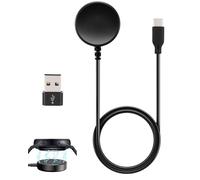 Cargador para Samsung Galaxy Watch 7/ Ultra /6/6 Classic /5/5 Pro / 4/4 Classic /3/ Watch Active 2/Active/FE Cable de Carga USB C Reloj Cargador de Rápida USB Repuesto con Enchufe Adaptador USB 100cm