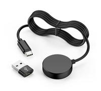Cargador para Samsung Galaxy Watch 7 / Ultra / 6/6 Classic / 5/5 Pro / 4/4 Classic / 3 / Watch Active 2 / Active/FE, Cable de Carga USB C para Samsung Reloj con Enchufe Adaptador USB, Negro