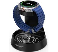 Cargador para Samsung Galaxy Watch, Base de Carga para Samsung Watch 8 y Organizador de Mesilla para Galaxy Watch Ultra 7 6 5 4 FE - Estación de Carga Inalámbrica con Bandeja para Joyas