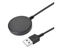 Cargador para Samsung Galaxy Watch3 con base antideslizante y protección contra sobrecorriente, que garantiza una carga magnética segura.