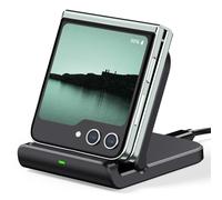 Cargador para Samsung Galaxy Z Flip 7, Cargador Inalámbrico para Galaxy Z Flip 7 FE/6/5/4/3, Moto RAZR 60/50/40/Ultra, SwanScout 501S (Plegable) (Negro)