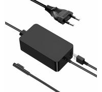 Cargador para Surface Pro 65 W (para 65 W, 44 W, 36 W) Microsoft Surface fuente de alimentación para Surface Pro Surface Laptop Surface Pro 3456 con cable de alimentación de 6 pies con 5 V 1 A