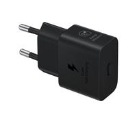 Cargador para teléfono móvil Samsung Cargador de pared 25W Con cable USBC Negro