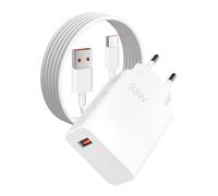 Cargador para Xiaomi 33W USB C Cargador rápido para Xiaomi Redmi Note 14 13 5G 12 12s 11 11s 10 9 8 Mi 13 12 11 10 Lite 5G 10T Pro 10S 10 Pro Poco X4 X3 F4 Fast Charger rápido Adaptador