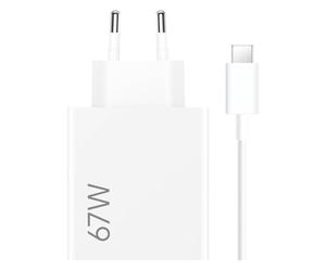 Cargador para Xiaomi Turbo Charge 67W USB C para Mi 12, Mi 11 Ultra, Mi 10T, Redmi Note 11, Poco X4