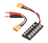 Cargador Paralelo para Baterías 3.7V, Compatible con Baterias para Taladro 18V, Protección de Fusible, Estructura Estable, Ligero y Duradero, Uso en Modelos Blade Inductrix y Nano QX