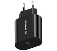 Cargador Pared USB-C Power Delivery 20W Formato Compacto Akashi Negro