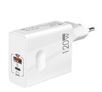 Cargador PD 65W | Cargador De Teléfono De Dos Puertos USB - Viaje De Pared Para Viaje
