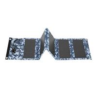 Cargador plegable genérico de panel solar de 10 W, doble salida USB, para teléfonos, tabletas, bancos de energía, compatible con equipos al aire libre, estampado, opciones negras y beige
