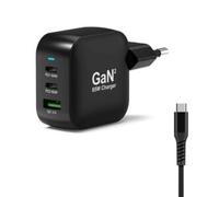 Cargador Port Connect 65W USB-C PD GaN con cable 2m