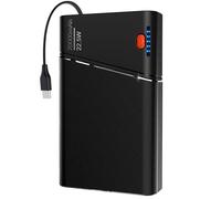 Cargador portátil, 22.5 W 20000 mAh, batería externa de carga súper rápida con cable USB C desmontable, paquete de batería de carcasa de metal, aprobado por aerolíneas, esencial de viaje para iPhone