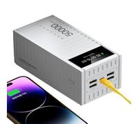 Cargador portátil - 50000 mAh Energy Block, banco de energía para exteriores | Digital LED Cell, Fast Travel Charger Source, módulo de respaldo Vault, estación de carga, fuente de alimentación de