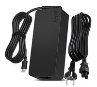 Cargador Portatil 65W USB C, Cargador para Portátil Lenovo ThinkPad Yoga IdeaPad Chromebook HP Spectre DELL MacBook Pro, Cargador Ordenador Tipo-C, Adaptador de Corriente
