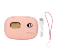 Cargador portátil con calentador de manos recargable, masajeador para el alivio de la ATM, calor de piedras calientes, terapia de vibración,