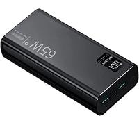 Cargador portátil de 65 W, PD 20 W QC3.0, batería Externa de Carga rápida con Pantalla LED, Cargador de Emergencia para Celular y más, 30 000 mAh.