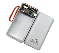 Cargador portátil de carga rápida de 22,5 W 21700 que proporciona recargas rápidas para un viaje eficiente de la fuente de alimentación