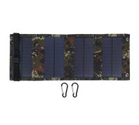 Cargador portátil de energía, panel solar plegable, silicio monocristalino portátil, manténgase cargado y conectado en la naturaleza, alta