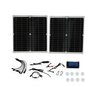 Cargador portátil de mantenimiento para baterías solares, panel solar de 20 V y 25 W con puertos USB duales, ligero y portátil para vehículos